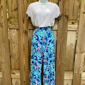 Lilly Pulitzer Lorena Palazzo Turtle Villa Small S NWT